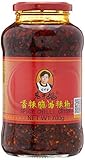Geroestete Chilipaste, Crispy Chilli in oil 670 g, geroestete Chiliflocken mit...