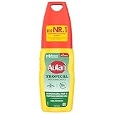 Autan Tropical Pumpspray, Mückenschutz für Körper & Gesicht, Travel Essentials, 1er...