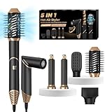UKLISS 5 in 1 Airstyler & Ionen Haartrockner mit Luft-Lockenstab Warmluftbürste...