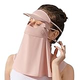 Dubbulon Gesichtsbedeckung | Gesichtsbedeckung mit abnehmbarem Visier für Frauen -...