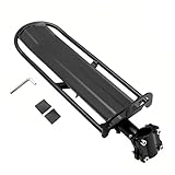 ThreeH Fahrrad Gepäckträger Sattelstütze Länge-Einstellbarer Heckablage Aluminum Alloy...