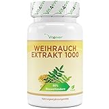 Weihrauch Extrakt - 180 Kapseln - Premium: 85% Boswellia-Säure - Hochdosiert mit 1000 mg...