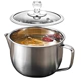 Fetttrennkanne, Frittiertopf Multifunktionaler Fettabscheider, Fettabscheider Edelstahl, 2...