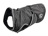 HUNTER UPPSALA Hundemantel, wasserabweisend, reflektierend, 35, schwarz
