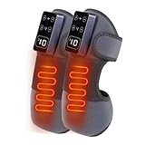 Knieheizkissen | Beheizte Kniebandage | Kabelloses Kniemassagegerät mit Wärme und...