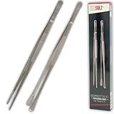 REDSALT® Premium Kochpinzetten 2er Set 30 cm | INOX 18/10 Edelstahl rostfrei...