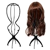 2 Stück 50cm Perückenständer Für Langes Haar, Perückenhalter Zerlegbare...