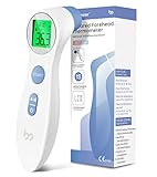 Fieberthermometer für Babys Kinder und Erwachsene, kontaktloses Stirnthermometer Infrarot...