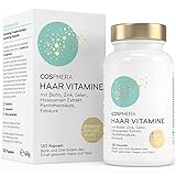 Cosphera Haar-Vitamine - Hochdosiert mit Biotin, Selen und Zink als Beitrag zum Erhalt...