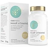 Cosphera Haar-Vitamine - Hochdosiert mit Biotin, Selen und Zink als Beitrag zum Erhalt...