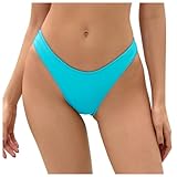 Sonnena Damen Bademode Bikinihose Unterteil High Cut Thong Bottom Damen Bademode...