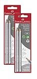 Faber-Castell 111992 - Bleistift Jumbo Grip HB (2er Pack, Bleistift Jumbo, 2...