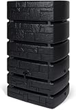 Kreher XXL Wassertonne Tower Stone mit Wasserhahn. Tolle Stein Optik in...