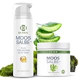Shefave Moossalbe Antifaltencreme, 2pcs Moos Gesichtspflege Set, Moossalbe...