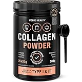 Collagen Pulver Weidehaltung Typ 1 & 3, geschmacksneutral - 500g bioaktives...