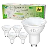 GY GU10 LED Warmweiss Lampe 2,9W 520 Lumen 3000K Warmweiß Glühbirnen, 50W...