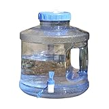 Wasserspender 7,5 Liter mit Auslaufhahn Outdoor, transparent & lebensmittelecht,...
