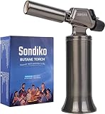 Sondiko Lötbrenner, Flambierbrenner Nachfüllbar Metallic Brenner mit...