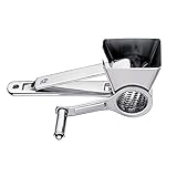 WMF Gourmet Parmesanreibe Kurbel 18 cm, Parmesanmühle, Käsereibe mit Kurbel, Edelstahl,...