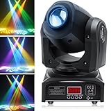 HOLDLAMP Moving Head LED Bühnenlicht Beam dmx512 Partylichter Wash Spot Licht Lampe 8...
