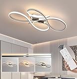 LIYYANG Moderne Deckenleuchte LED Dimmbare Deckenleuchten mit Fernbedienung Wohnzimmer...