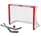 BAUER - Knee Hockey Tor Set inkl. Sticks & Ball I Outdoor-/Indoor Tor I...