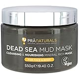 PraNaturals 100% natürliche Gesichts- und Körpermaske mit Schlamm aus dem Toten Meer...