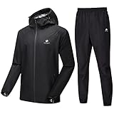 HOTSUIT Schwitzanzug herren Herren SaunaTrainingsanzug Fitness Sauna-Reißverschluss...