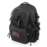 HIGHLAND TACTICAL Unisex-Erwachsene Crusher Backpack Taktischer Rucksack, schwarz, 15.5' W...