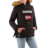 Geographical Norway Damen Winterjacke Belinda Parka Jacke Schlupfjacke Skijacke...