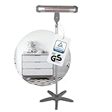 Babyruf BR 80 Wickeltisch Heizstrahler | 2 Heizstufen 400/800 Watt | Wandmontage oder...