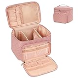 Große Make-up Tasche, Tragbare Reise Make-up Tasche für Frauen Mädchen mit Make-up...
