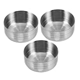 CIYODO 3 Stück Barkeeper Deckel Shaker-Flasche Shakerbecher für Proteinshakes...