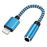Lightning auf 3,5mm Klinke Adapter, [MFi Zertifiziert] iPhone Aux Adapter, iPhone...