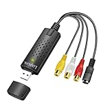 LogiLink VG0030A - USB 2.0-Audio/Video-Grabber, 3xCinch + miniDIN5 (S-Video) für Windows...
