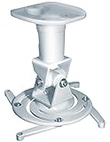 mywall H16-1WL Beamer Deckenhalterung (Tragkraft 15kg Deckenabstand: 22,5 cm)