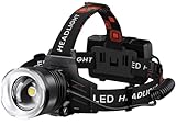 SIDARK Stirnlampe Led Wiederaufladbar，Superhell 120000 Lumen Kopflampe...