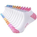 Niofind Sneaker Socken Damen Füßlinge Baumwolle Sportsocken Atmungsaktives...