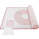 AJOXEL Backmatte aus Silikon, 70 × 50 cm, wiederverwendbar, Backmatte,...