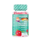 Calcium & Vitamin D Gummibärchen für Kinder – Gesunde Knochen & Zähne – Vegetarisch...