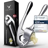 VALUXE® Knoblauchpresse spülmaschinenfest mit kraftvoller Hebelwirkung -...