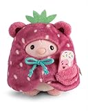 NICI Kuscheltier Hase Pibu 8cm mit Softeis & Erdbeerkostüm in Geschenkbox -...