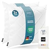 LILENO HOME 2er Set Kissenfüllung 40 x 40 cm - 95°C waschbares Innenkissen geeignet für...