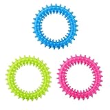 DAQUSU 3Pcs Welpe Zähne Kauen Spielzeug Naturkautschuk Spielzeug Kleiner Hund...