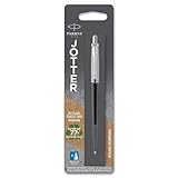Parker Jotter Kugelschreiber | Bond Street Black | Mittlere Spitze | Blaue Tinte