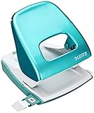 Leitz NeXXt WOW Bürolocher, Metall, geeignet für 30 Blatt, Anschlagschiene mit...