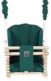 GB Babyschaukel Set für Zuhause und Garten | Holzschaukel | Kleinkindschaukel |...