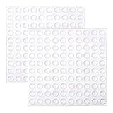 200 Stück Elastikpuffer Transparent, 8mm Türpuffer Anschlagpuffer Schutzpuffer...