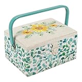 Hobby Gift Exclusive Mittelgroße Nähhandwerk-Bastel-Aufbewahrungsbox, Zubehörablage,...