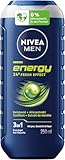 NIVEA MEN Energy Duschgel, pH-hautneutrale Pflegedusche mit belebendem Duft und...